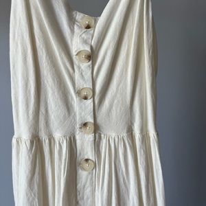 Small cream midi dress